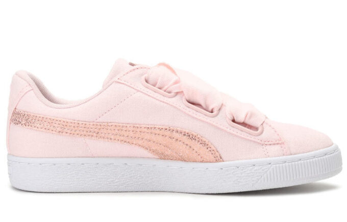 (WMNS) Lienzo con forma de corazón de cesta “Rosa”