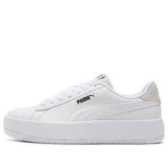 (WMNS) Lily Plataforma Cuero “Blanco”