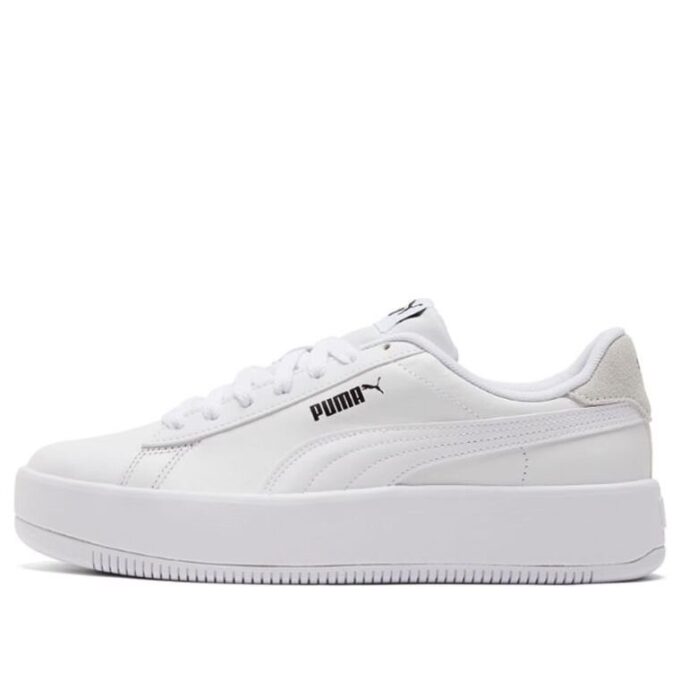 (WMNS) Lily Plataforma Cuero “Blanco”