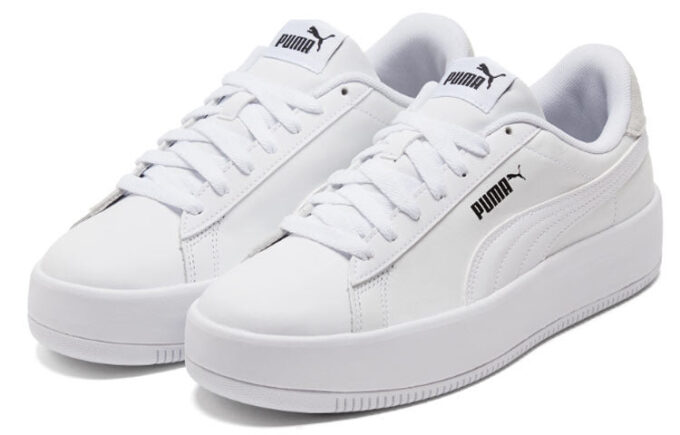 (WMNS) Lily Plataforma Cuero “Blanco”
