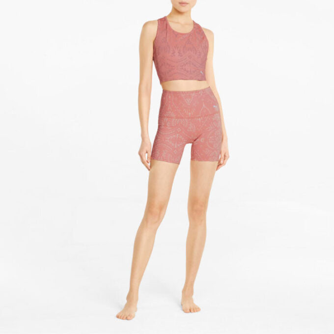 (WMNS) Malla de entrenamiento corta con estampado de estudio “Rosette”