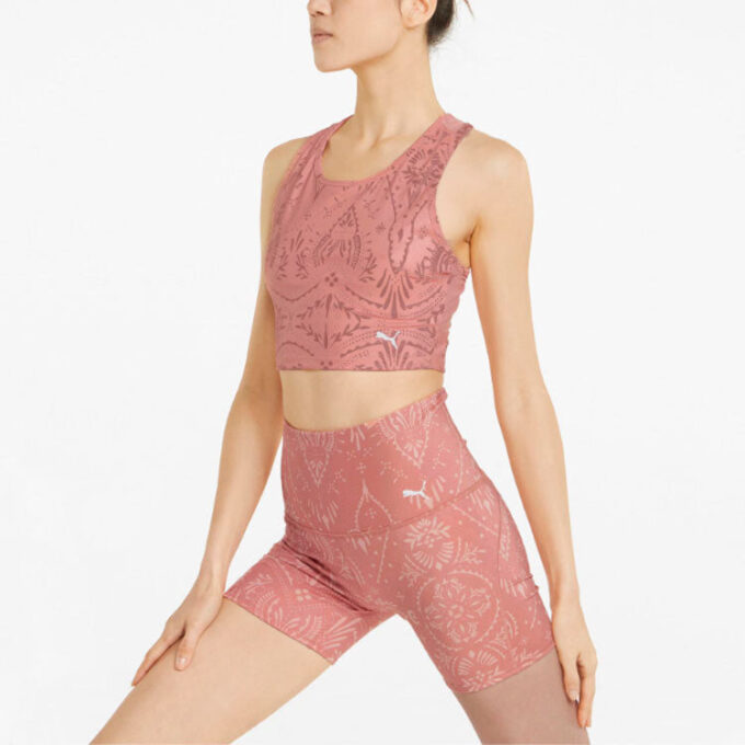 (WMNS) Malla de entrenamiento corta con estampado de estudio “Rosette”