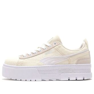 (WMNS) Mayze Patchwork Suela Gruesa Retro Casual Zapatos de Skateboarding Blanco