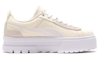 (WMNS) Mayze Patchwork Suela Gruesa Retro Casual Zapatos de Skateboarding Blanco