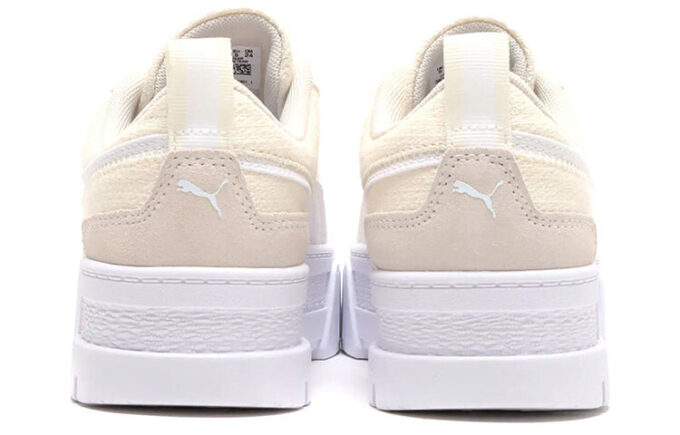 (WMNS) Mayze Patchwork Suela Gruesa Retro Casual Zapatos de Skateboarding Blanco