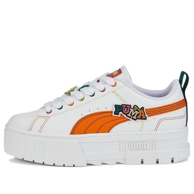 (WMNS) Mayze perforado “Ladrillo naranja blanco”