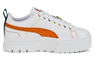 (WMNS) Mayze perforado “Ladrillo naranja blanco”