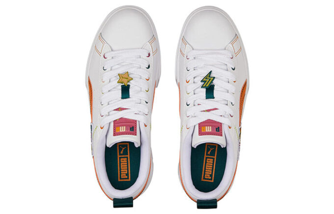 (WMNS) Mayze perforado “Ladrillo naranja blanco”