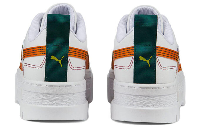 (WMNS) Mayze perforado “Ladrillo naranja blanco”