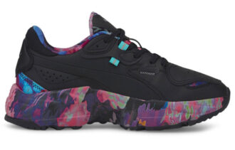 (WMNS) Orquídea “Floral – Black Elektro Aqua”