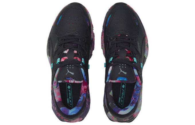 (WMNS) Orquídea “Floral – Black Elektro Aqua”