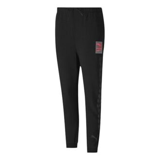 (WMNS) Pantalón deportivo de punto negro/rojo