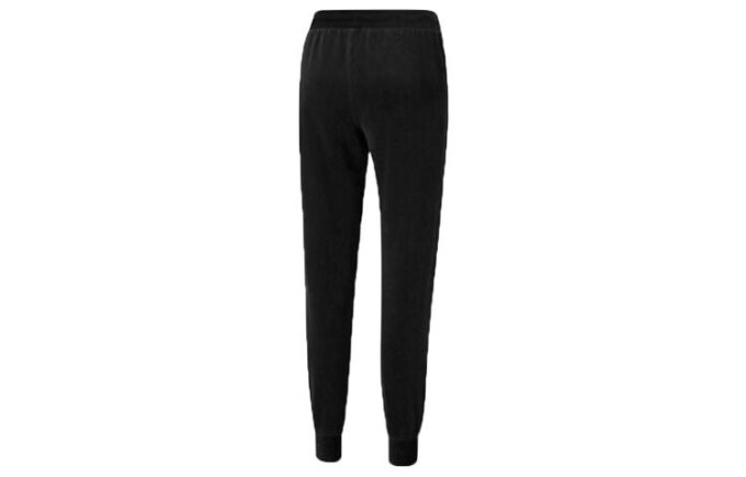 (WMNS) Pantalones de punto con logotipo bordado icónico en negro