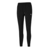 (WMNS) Pantalones deportivos casuales de punto con cordón estilo gato, color negro