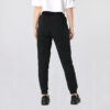 (WMNS) Pantalones deportivos casuales de punto con cordón estilo gato, color negro