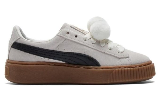 (WMNS) Plataforma de gamuza “Blanco crema”