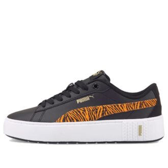 (WMNS) Plataforma Mash “Negro Blanco Naranja”