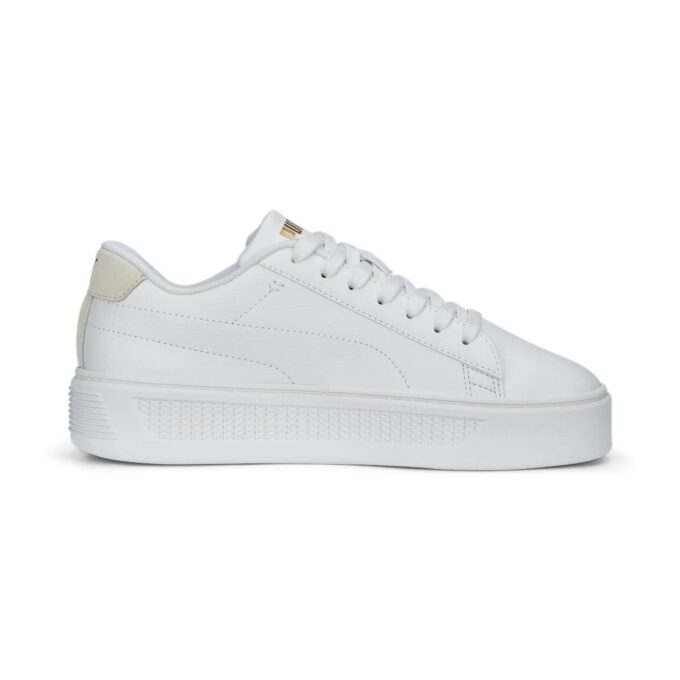 (WMNS) Plataforma Smash V3 “Corte láser blanco oro prístino”