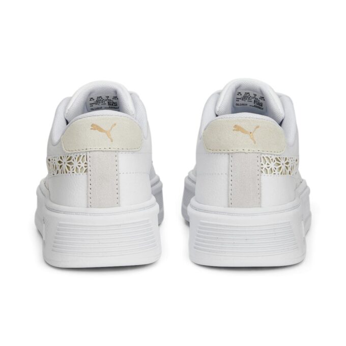 (WMNS) Plataforma Smash V3 “Corte láser blanco oro prístino”