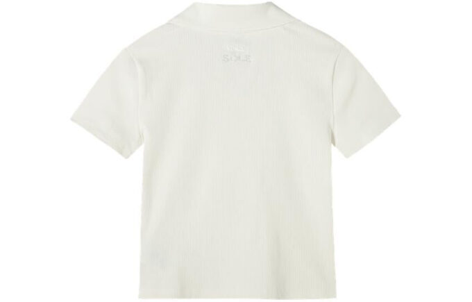 (WMNS) Polo con logo en beige y rojo