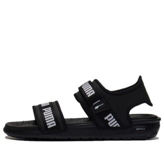 (WMNS) Slide Softride “Wordmark – Negro y blanco”
