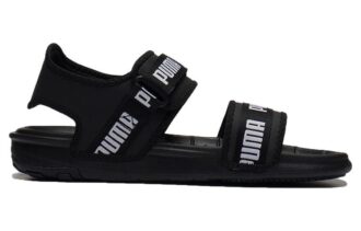 (WMNS) Slide Softride “Wordmark – Negro y blanco”