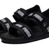 (WMNS) Slide Softride “Wordmark – Negro y blanco”