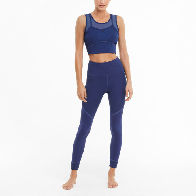 (WMNS) STUDIO Top corto en capas “Azul”