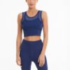 (WMNS) STUDIO Top corto en capas “Azul”