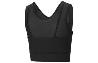 (WMNS) STUDIO Top corto en capas “Negro”