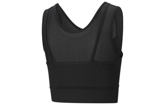 (WMNS) STUDIO Top corto en capas “Negro”