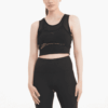 (WMNS) STUDIO Top corto en capas “Negro”