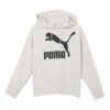 (WMNS) Sudadera con capucha con estampado de logotipo clásico gris
