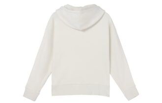 (WMNS) Sudadera con capucha con estampado de logotipo clásico gris