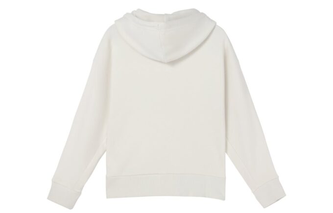 (WMNS) Sudadera con capucha con estampado de logotipo clásico gris