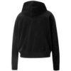 (WMNS) Sudadera con capucha de terciopelo “Negra”