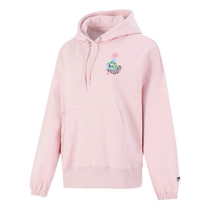 (WMNS) Sudadera con capucha gráfica Downtown Rosa