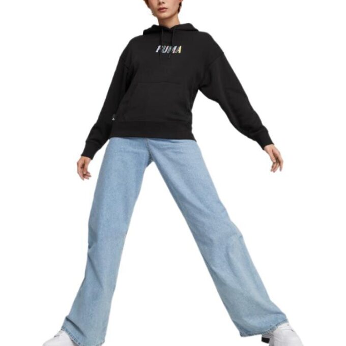 (WMNS) Sudadera con capucha gráfica SWxP “Negra”