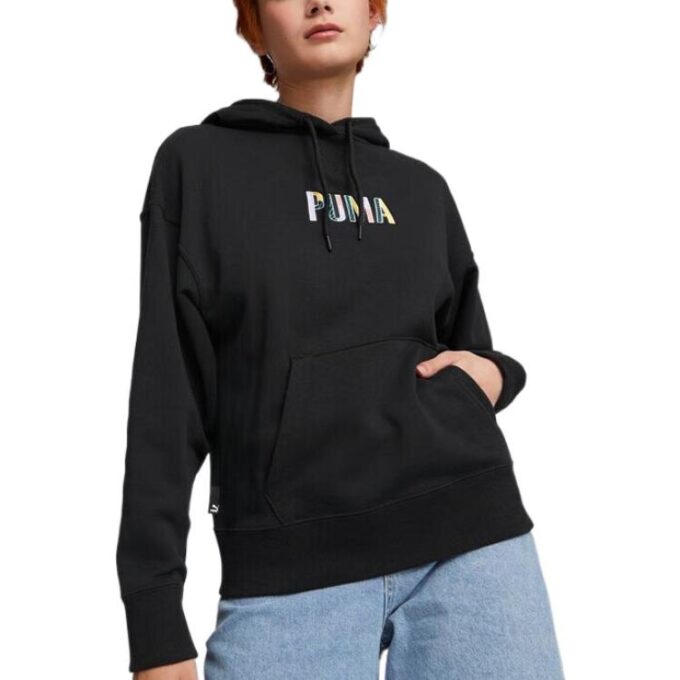 (WMNS) Sudadera con capucha gráfica SWxP “Negra”