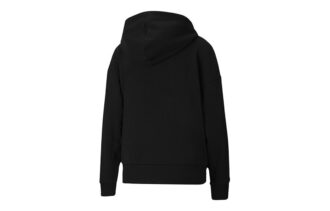 (WMNS) Sudadera con capucha negra con estampado de logotipo clásico
