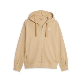 (WMNS) Sudadera con capucha y cremallera completa HER “Tan”