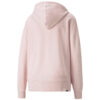(WMNS) Sudadera deportiva con capucha y cordón de color sólido en rosa y rojo
