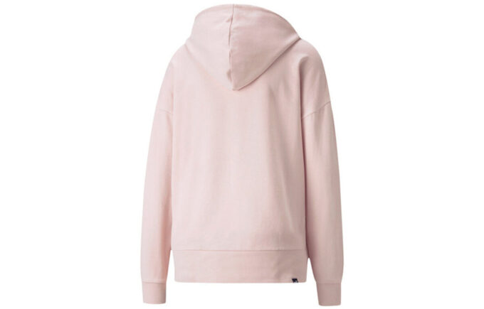 (WMNS) Sudadera deportiva con capucha y cordón de color sólido en rosa y rojo