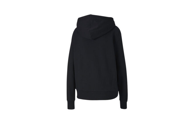 (WMNS) Sudadera deportiva informal negra con capucha