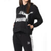 (WMNS) Sudadera deportiva informal negra con capucha