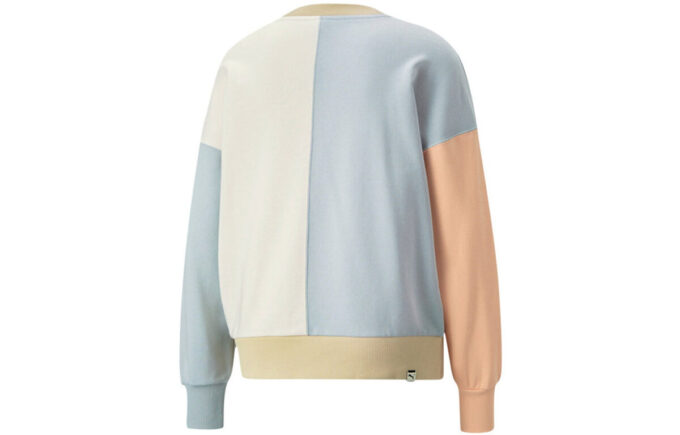 (WMNS) Sudadera holgada de cuello redondo Downtown, color blanco