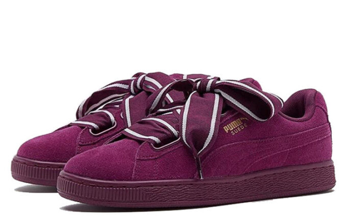 (WMNS) Suede Heart Satin 2 “Morado oscuro”