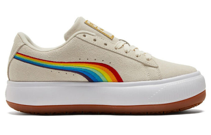 (WMNS) Suede Mayu “Arcoíris – Blanco Susurro”
