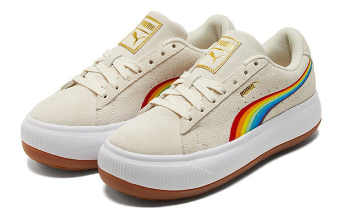 (WMNS) Suede Mayu “Arcoíris – Blanco Susurro”
