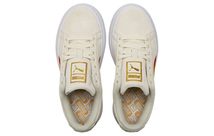 (WMNS) Suede Mayu “Arcoíris – Blanco Susurro”